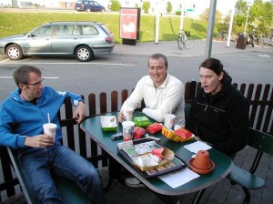 60 km løb. Mc Donalds skulle selvfølgelig besøges efter løbet