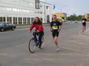 Aarhus Marathon. Har support med.